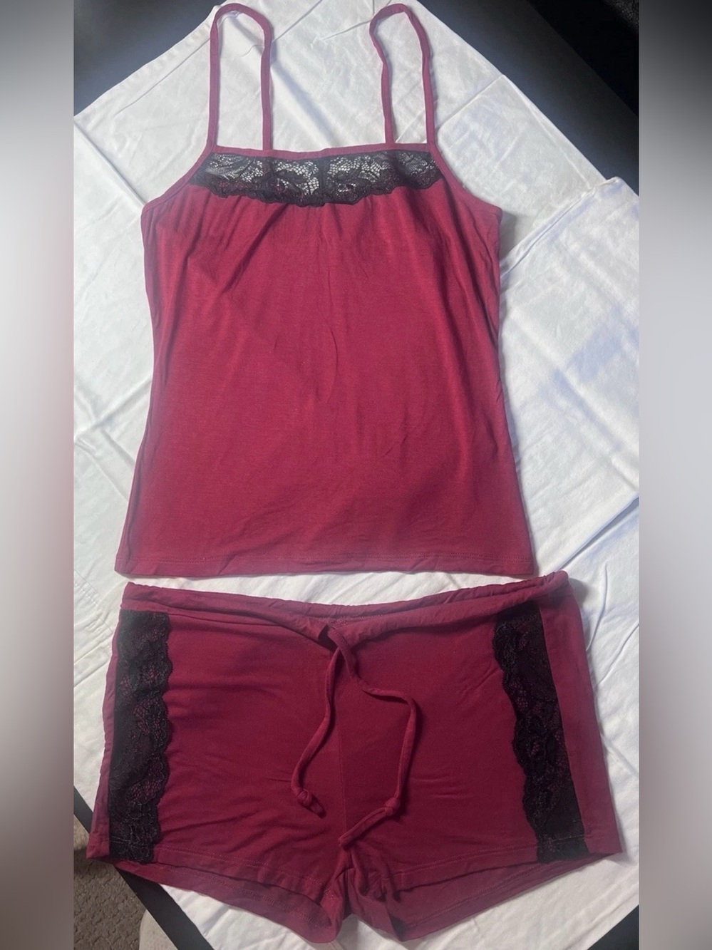 Avidlove Women Sleepwear Lace Pajamas Set Shorts Nightwear Camisole Short Sets